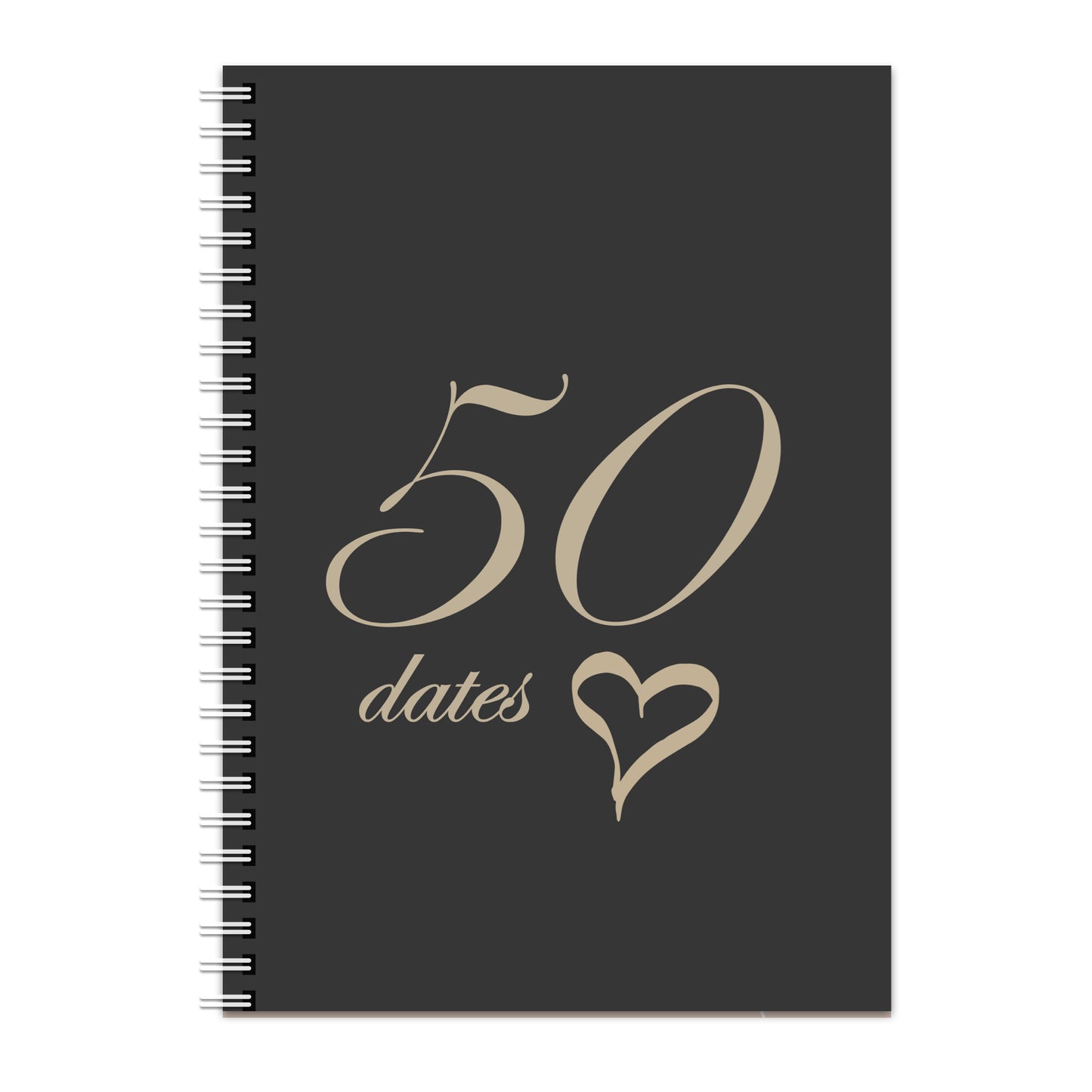 50 Dates Spiralinnbinding Minnebok