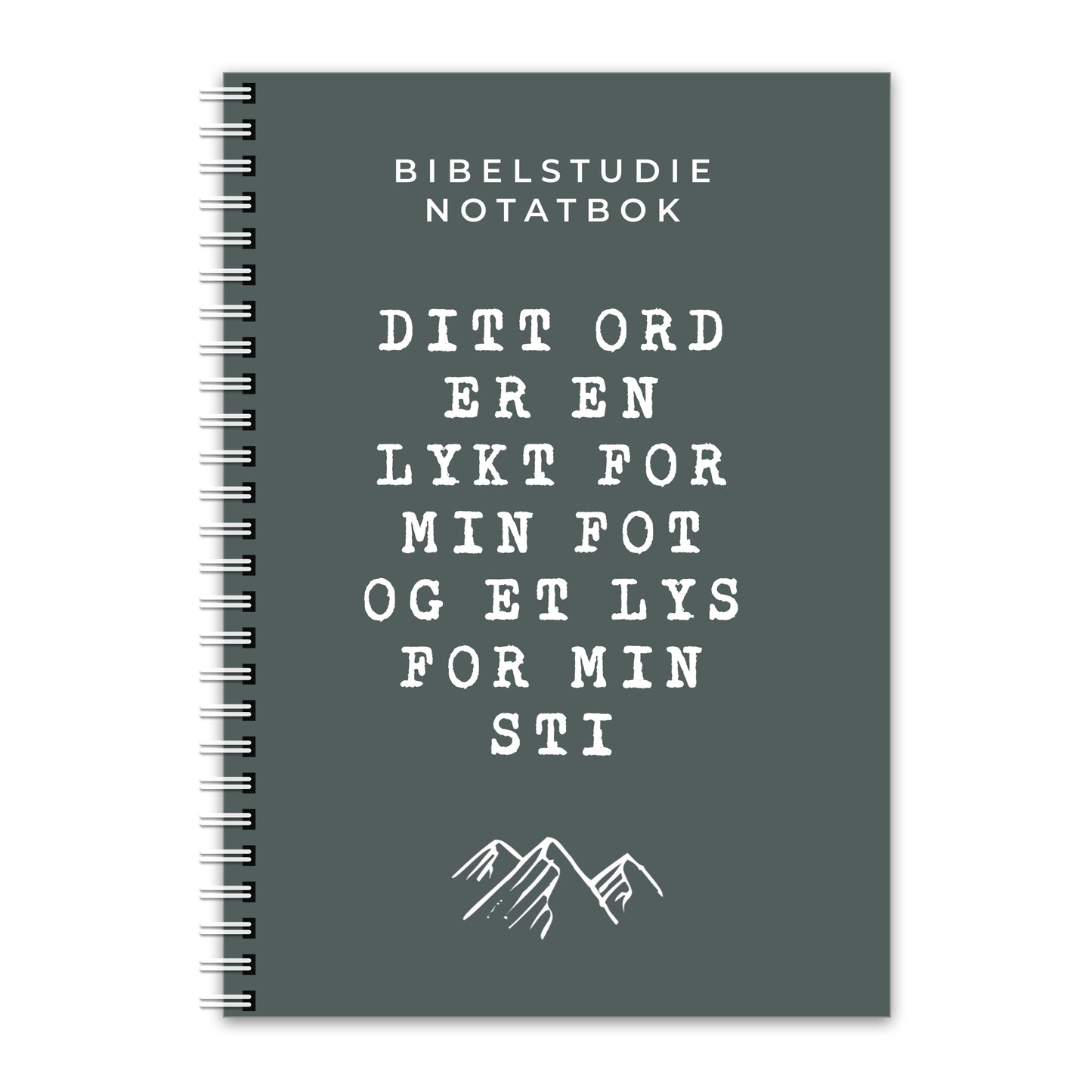 Bibelstudie Notatbok Spiralinnbinding Grønn