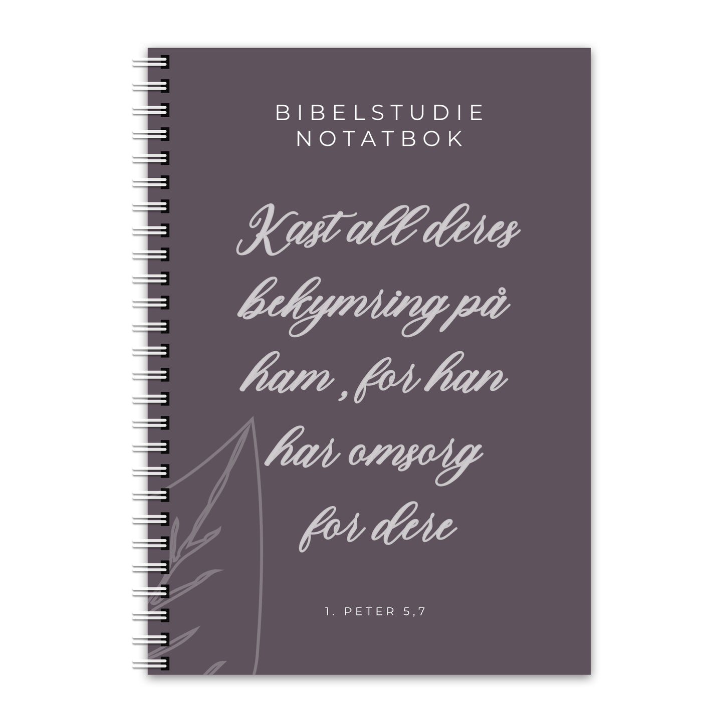 Bibelstudie Notatbok Spiralinnbinding