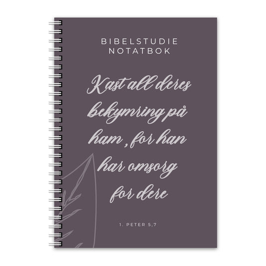 Bibelstudie Notatbok Spiralinnbinding