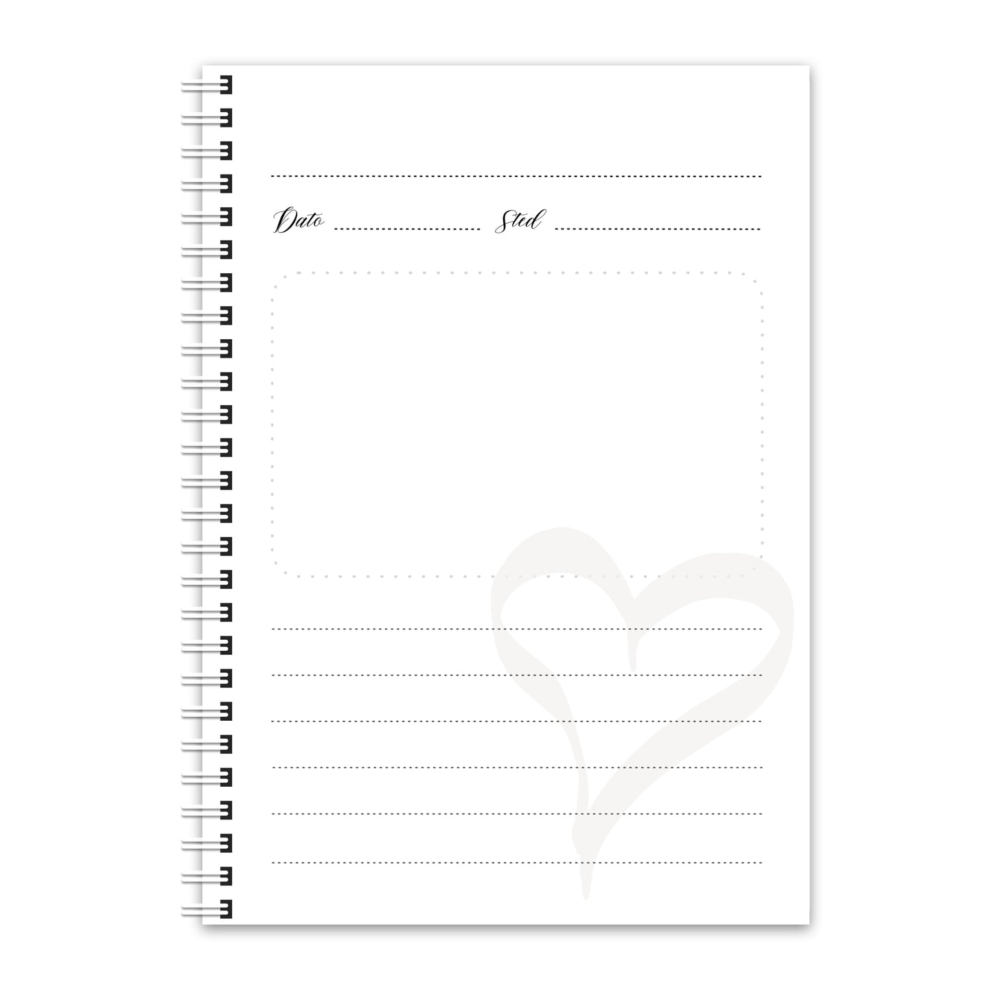 50 Dates Spiralinnbinding Minnebok