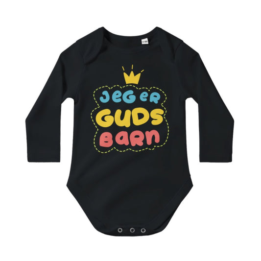 Jeg er Guds barn - Langermet Babybody